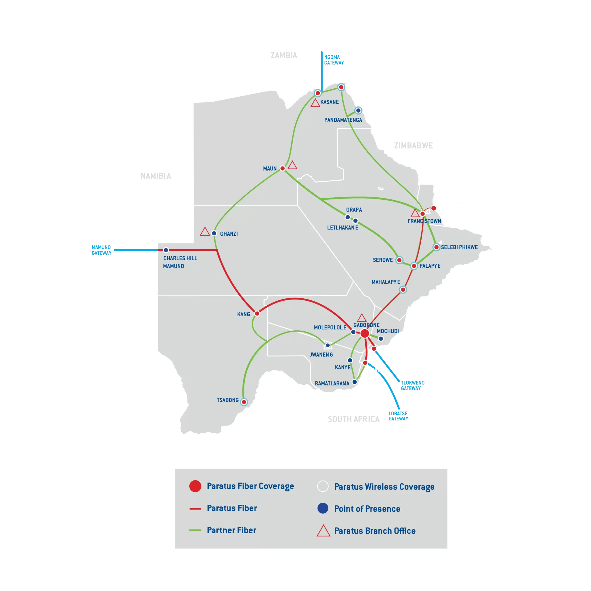 Paratus-Botswana Map