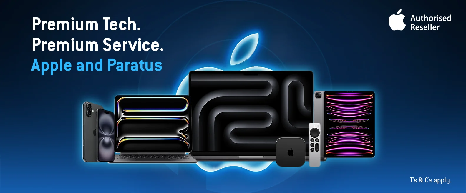 Apple Website banner