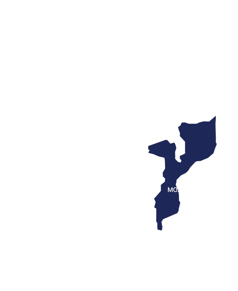 Grupo Paratus Africa - Mapa de Moçambique