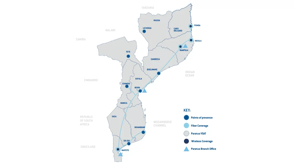 Paratus Unleashes High-Capacity Cross-Border Fiber Links: Mozambique to South Africa