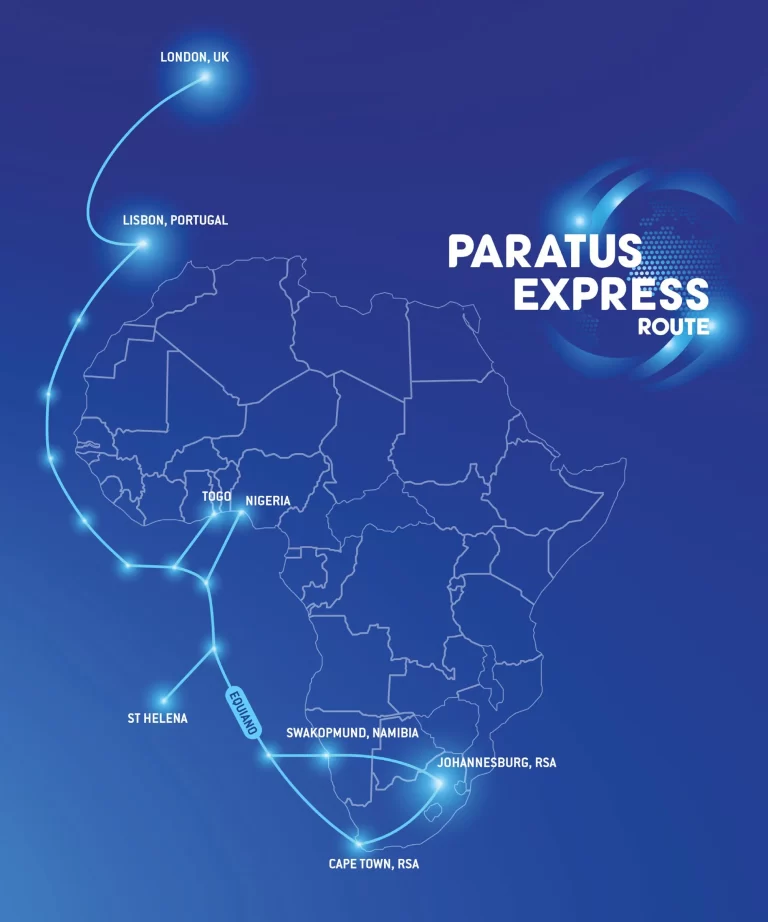Map of Paratus Express Route