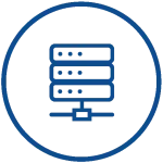 Icon representing Paratus' data centers.