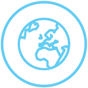 Representing Paratus's international reach.